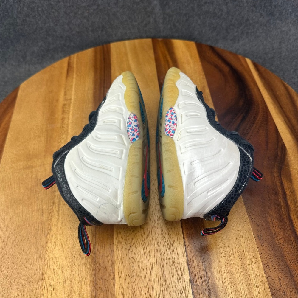 Nike Lil Posite One Toddler Sneakers White Black Blue Gum 843769-102 Size 10C - Picture 10 of 12